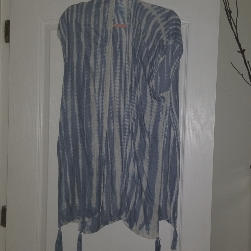 Tie dye open kimono nwot